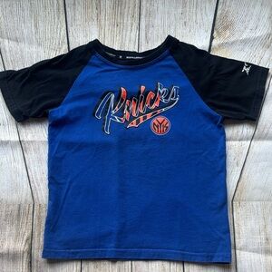 Kids Blue and Black Knicks T-Shirt